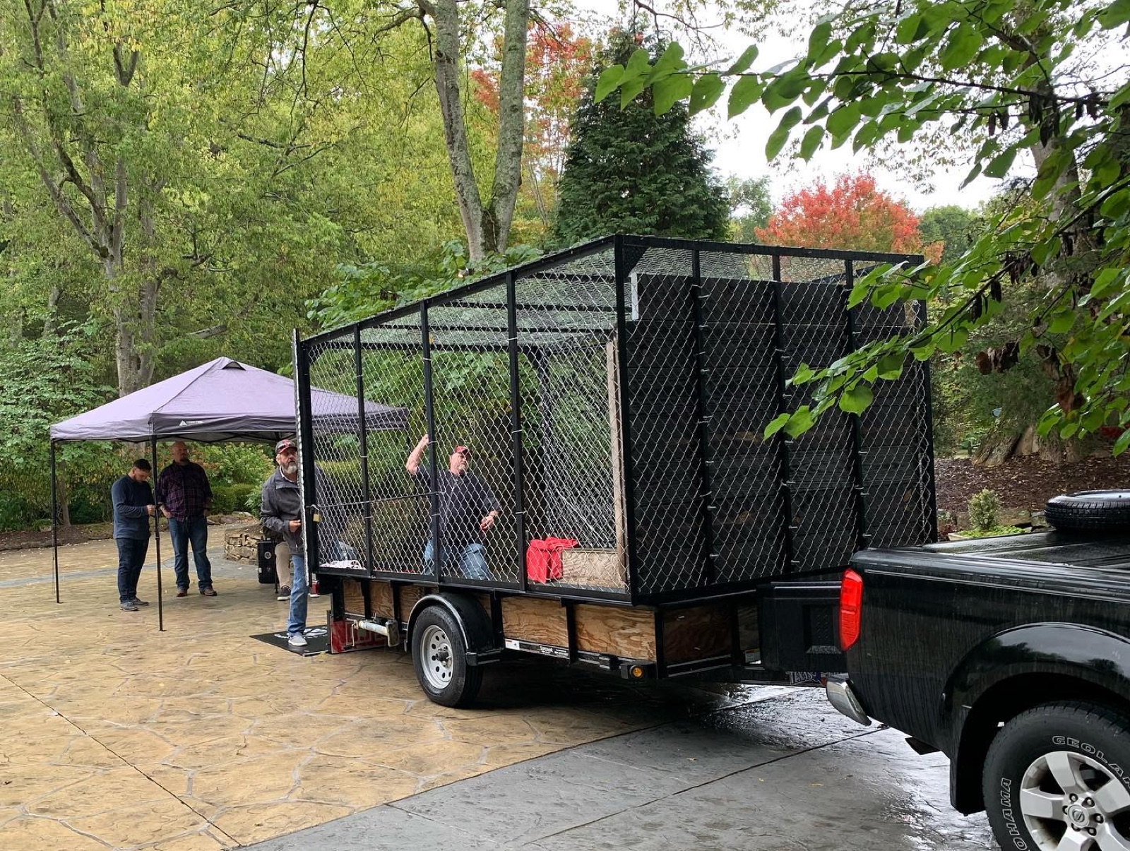 Mobile Axe RVA mobile rig set up for an event